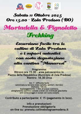 "Mortadella e Pignoletto Trekking" 2025